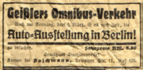 Anzeige 1939