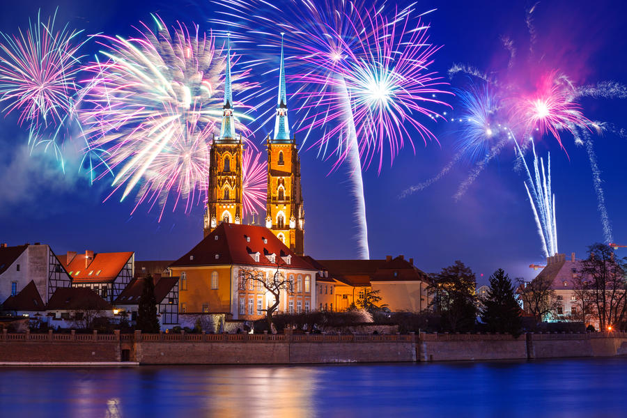 Silvester in Breslau